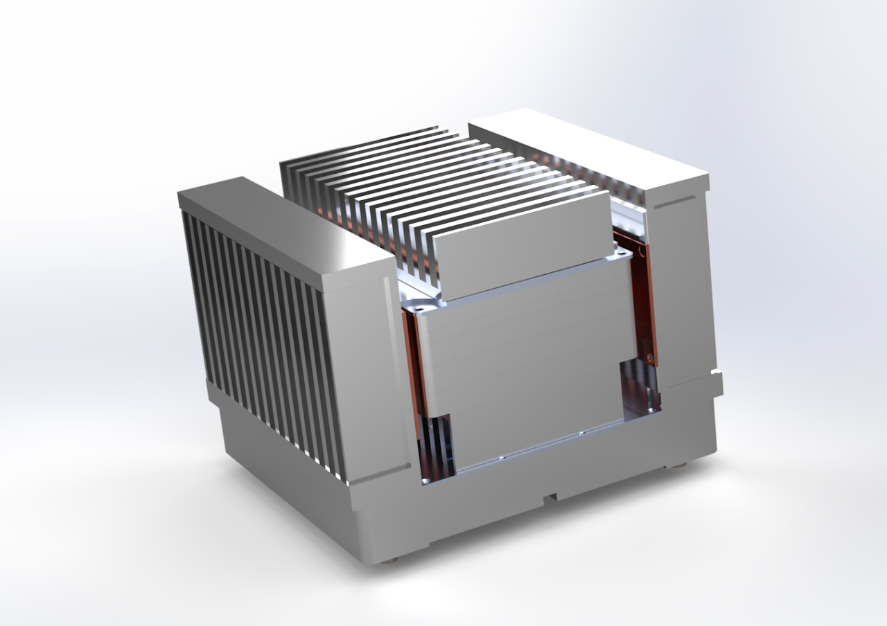 Thermoelectric Cooler isometric view